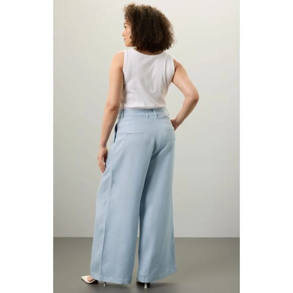 Rosetta Getty x RTR Blue Wide Leg Trousers - Picture 3 of 8